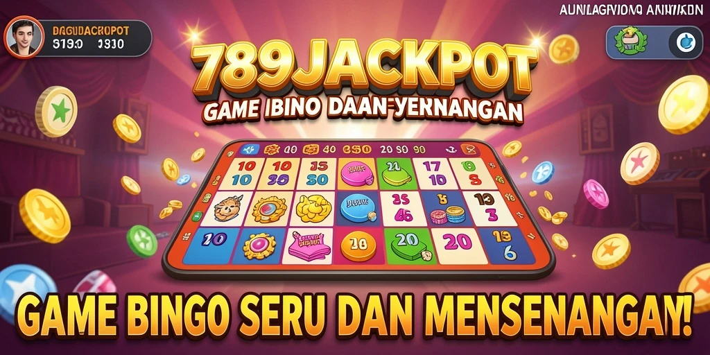 Tampilan gameplay seru 789JACKPOT dalam permainan Bingo.