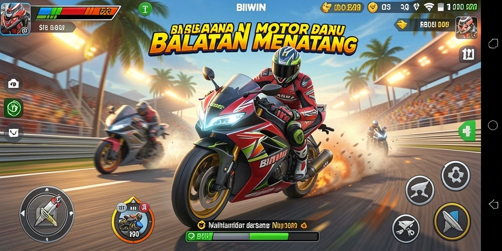 Tangkapan layar utama dari gameplay BIWIN yang seru.