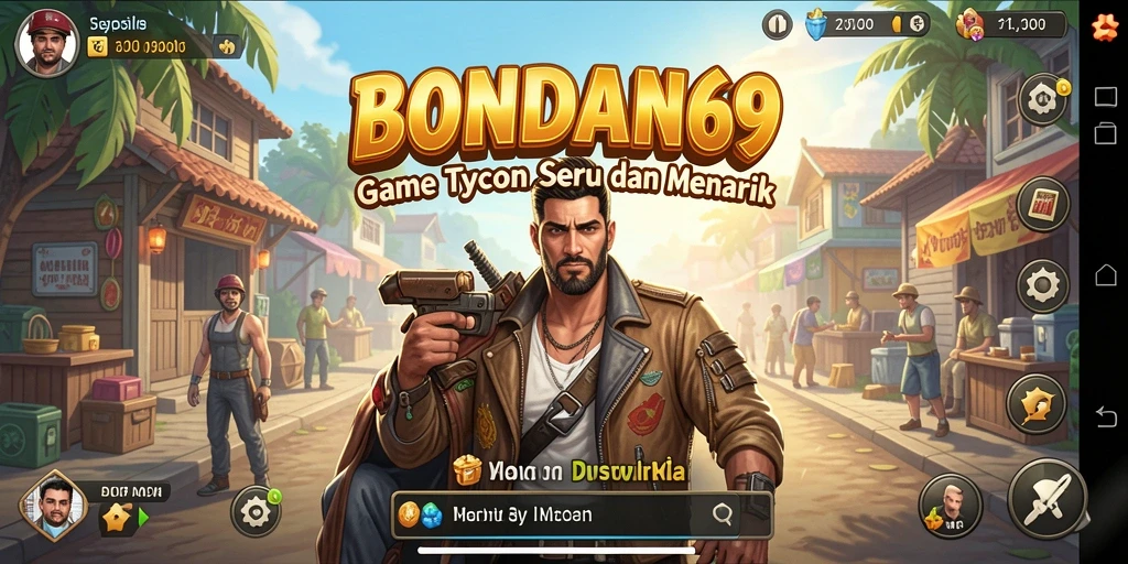 Tampilan gameplay Tycoon yang menarik dalam BONDAN69.