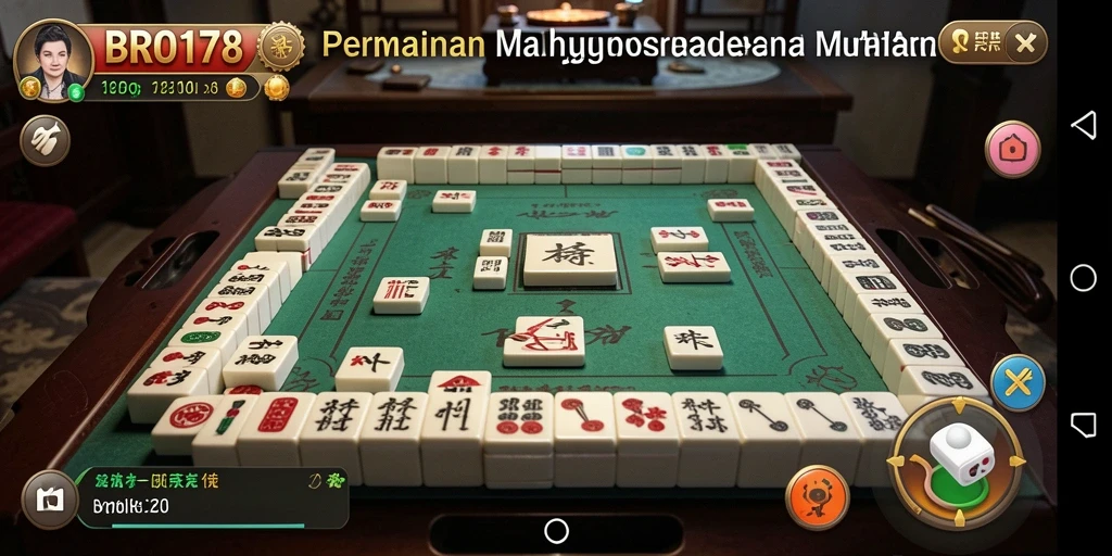 Tampilan gameplay <strong>BRO178</strong> yang menarik dan interaktif dalam permainan Mahjong.