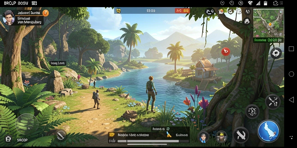 Screenshot utama BROJP menampilkan gameplay simulasi yang menarik dan mendetail.