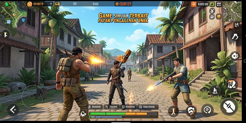 Tampilan gameplay CERI123 dengan elemen simulasi yang realistis.