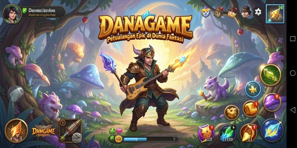 Tampilan menarik dari gameplay RPG yang kaya akan petualangan.