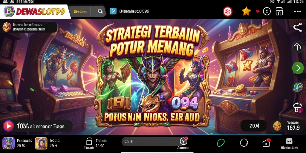 Tampilan gameplay seru di DEWASLOT99 dengan strategi yang mendebarkan.