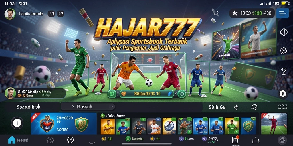 Tampilan gameplay menarik dan antarmuka yang mudah digunakan di HAJAR777.