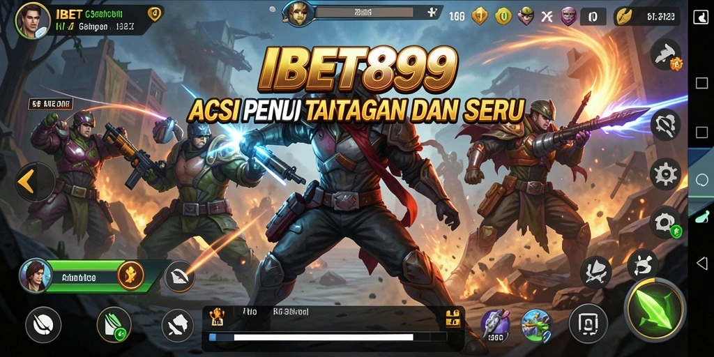Tampilan gameplay IBET899 yang intens dan menegangkan.