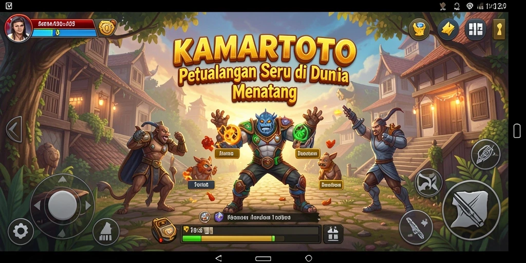 Menampilkan gameplay seru dan petualangan menantang di KAMARTOTO.