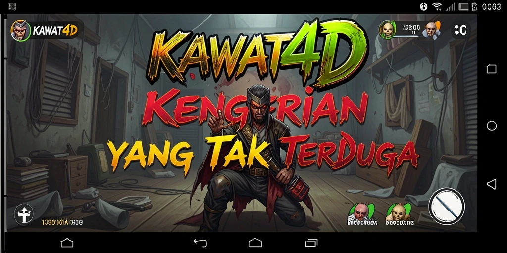 Gameplay KAWAT4D yang menyeramkan dengan suasana mencekam.