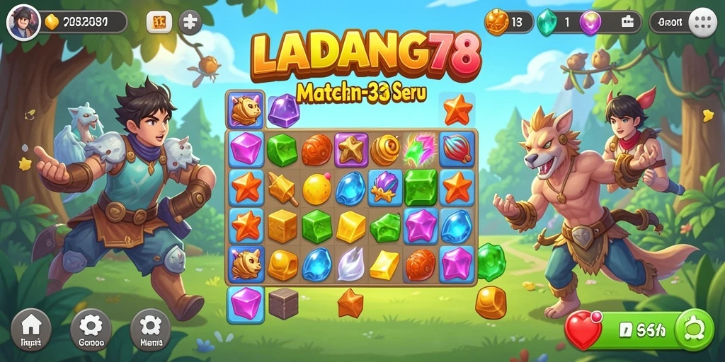 Tampilan gameplay <strong>LADANG78</strong> yang seru dan menantang.
