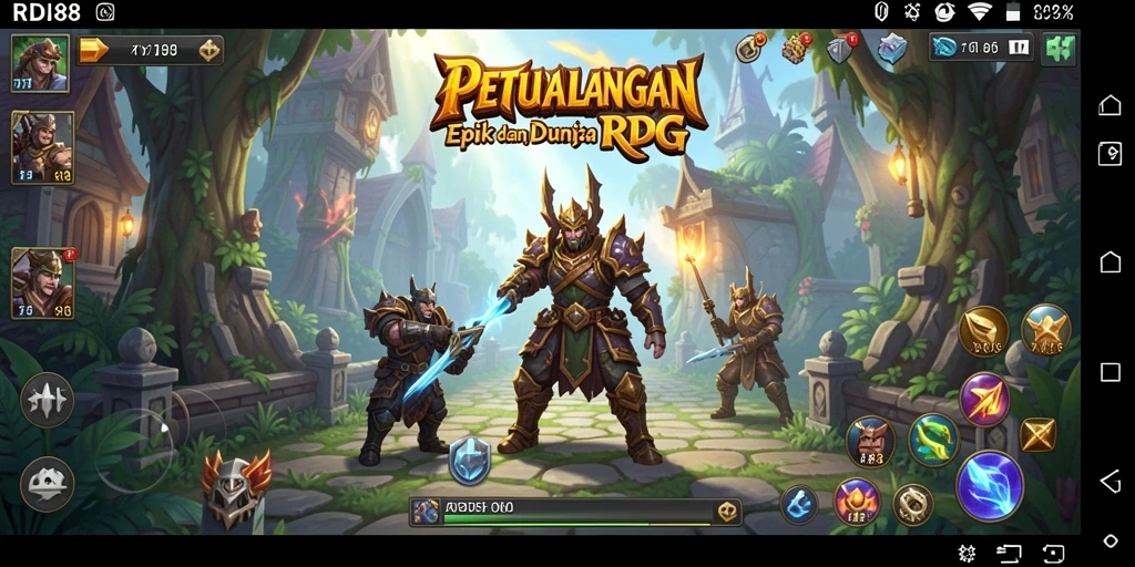 Screenshot gameplay RDI88 menampilkan pertarungan seru dan grafik memukau.