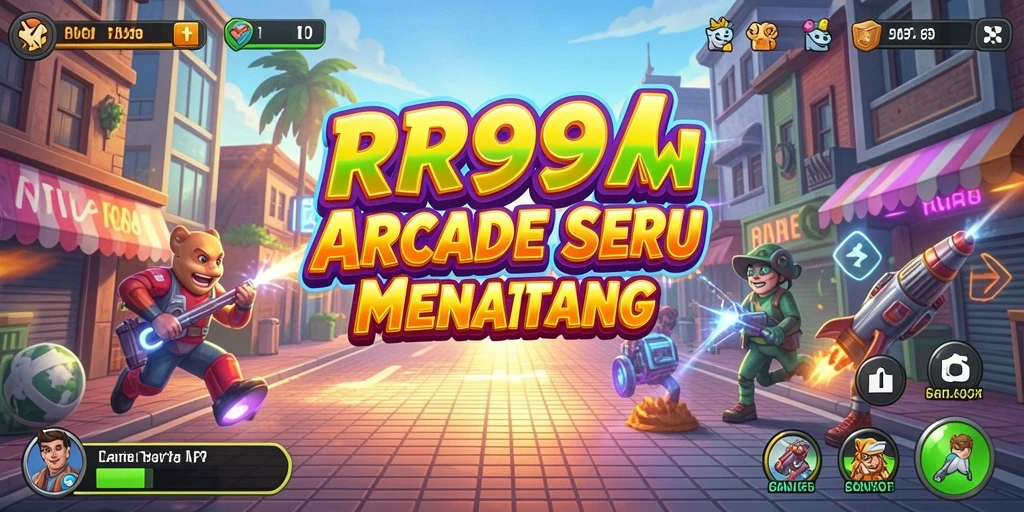 Tampilan gameplay seru dari RR999 yang penuh aksi.