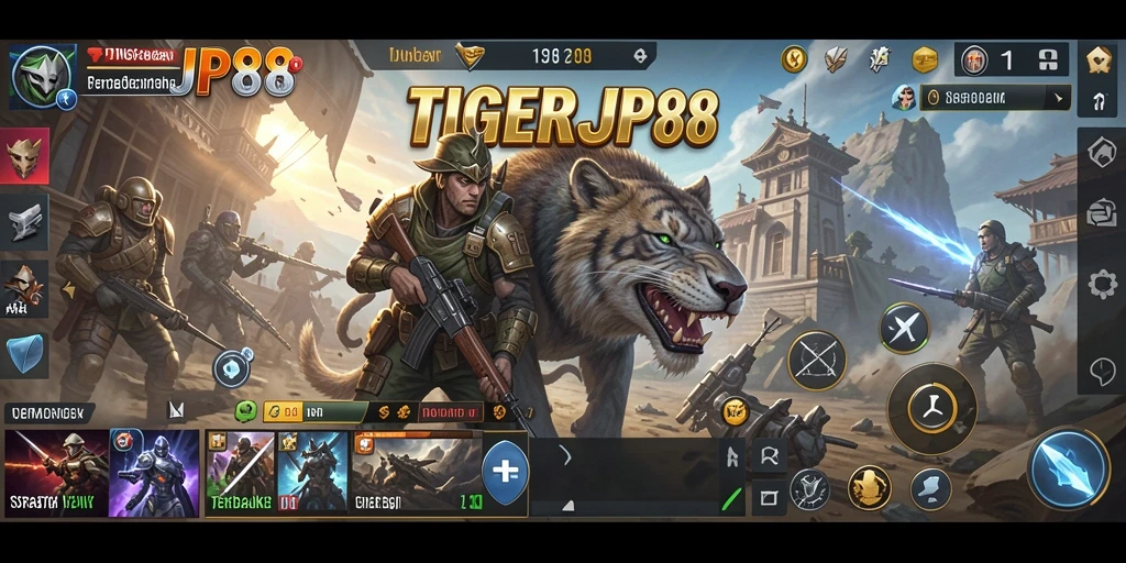 Tampilan gameplay menegangkan di TIGERJP88 dengan strategi yang memikat.