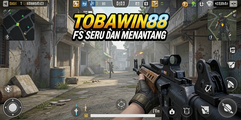 Gameplay seru di TOBAWIN88 dengan aksi tembak-menembak.