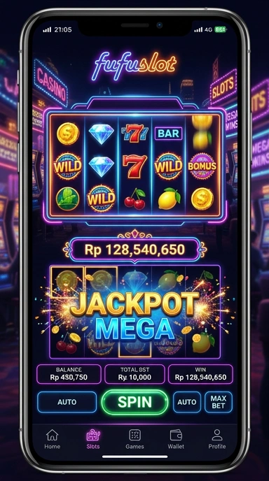 Tampilan antarmuka fufuslot yang memudahkan navigasi aplikasi.